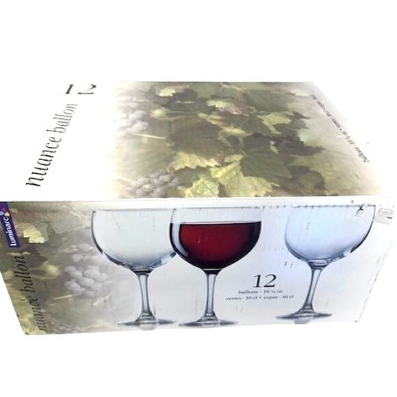 Luminarc Nuance Ballon Clear 10.14 oz Wine Glasses-Set of 12! - Picture 1 of 5